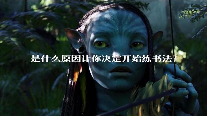 是什么原因让你决定开始练书法？