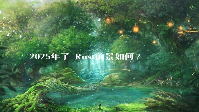 2025年了 Rust前景如何?