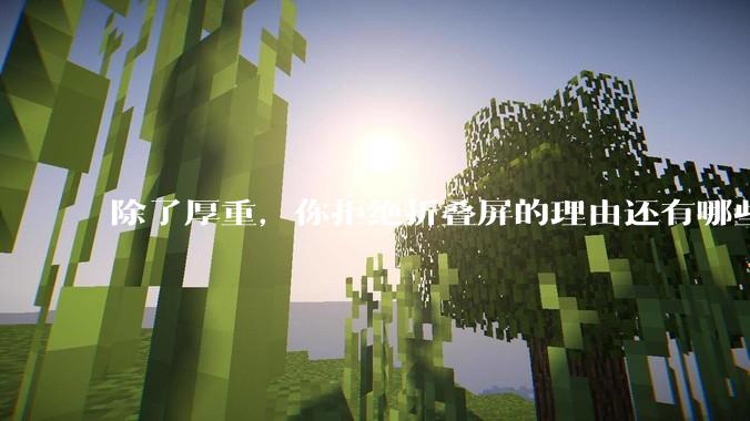 除了厚重，你拒绝折叠屏的理由还有哪些？什么样的折叠屏才能打动你？