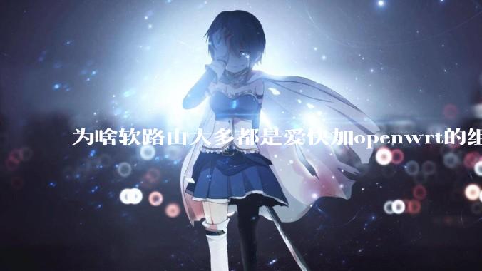 为啥软路由大多都是爱快加openwrt的组合，单openwrt有什么缺点嘛？